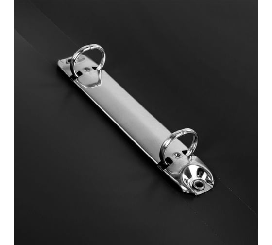 Папка на 2 кольцах BRAUBERG А4 UNIVERSAL, 25 мм, черная, до 170 листов, 0,5 мм 273031