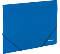 Папка на резинках BRAUBERG А4 UNIVERSAL, синяя, до 300 листов, 0,5 мм 273037