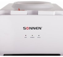 Кулер для воды SONNEN FE-02, напольный, нагрев/охлаждение электронное, 2 крана, белый 454996