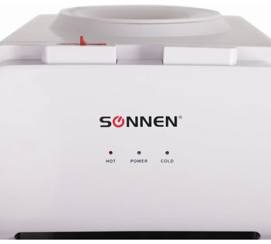 Кулер для воды SONNEN FE-02, напольный, нагрев/охлаждение электронное, 2 крана, белый 454996 3