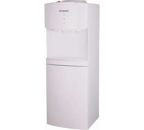 Кулер-водораздатчик SONNEN без нагрева и охлаждения, FS-02N, напольный, 2 крана, белый 454995