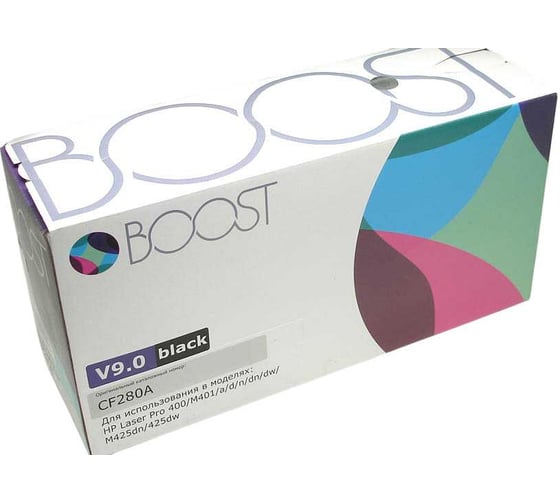 Картридж Amperin Boost для HP LJPM401/LJPM425 Black 2700 стр. (Boost) Type 9.0 CF280A PTCF280A 011450 1