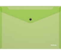 Пластиковая папка-конверт ErichKrause Fizzy Neon на кнопке, A4, ассорти 47044