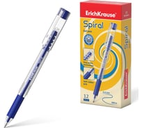 Гелевая ручка ErichKrause Spiral, синий 48177
