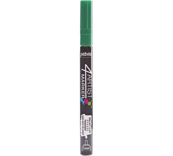 Маркер художественный PEBEO 4Artist Marker на масляной основе 2 мм перо круглое 6 шт. 580018 темно-зеленый 470782