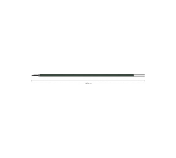 Шариковый стержень для ручек R-301 Stick ErichKrause 1.0 140 мм, зеленый 46964