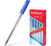 Шариковая ручка ErichKrause ULTRA-10, синий 13873