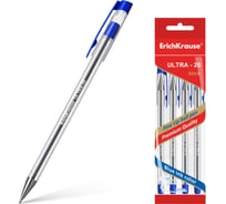 Шариковая ручка ErichKrause ULTRA-20, синий 46782