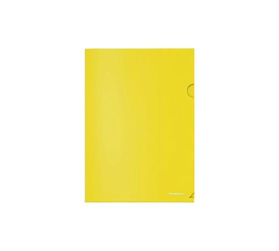 Пластиковая папка-уголок ErichKrause Glossy Neon, A4, полупрозрачная, ассорти 50159
