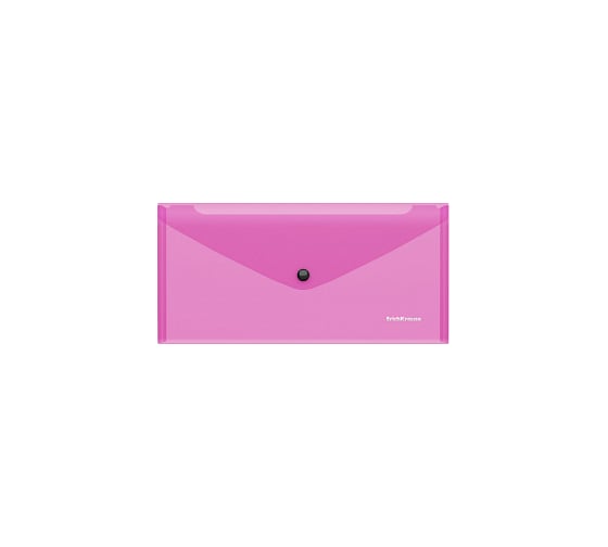 Пластиковая папка-конверт ErichKrause Glossy Vivid на кнопке, ассорти 47123
