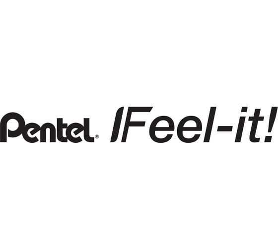 Ручка шариковая школьника Pentel Feel-it! d 0.5 мм, набор 3 шт.PBX485-3C, синие чернила 776707
