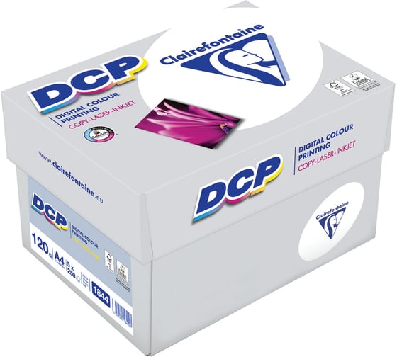 Бумага для лазерной и струйной печати ОФИСМАГ А4, 120 г/м2, 250 л., марка А++, CLAIREFONTAINE, Франция, 170проц. CIE, 1844C 117725
