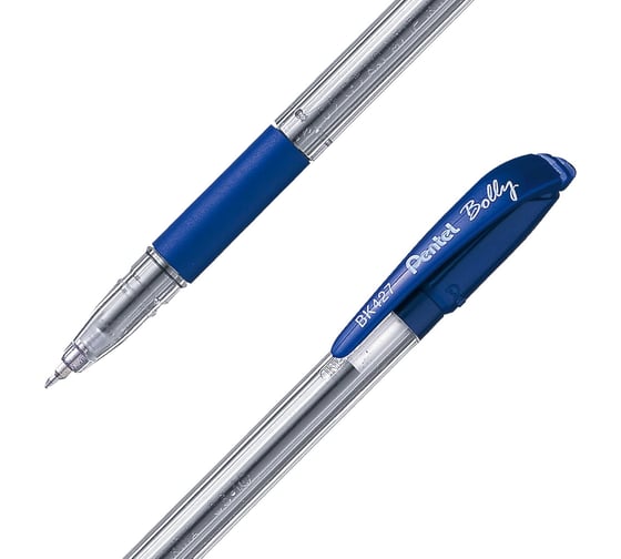 Ручка шариковая Pentel Bolly ,d 0.7 мм, набор 4 шт.PBK427-4C, синие чернила 776739