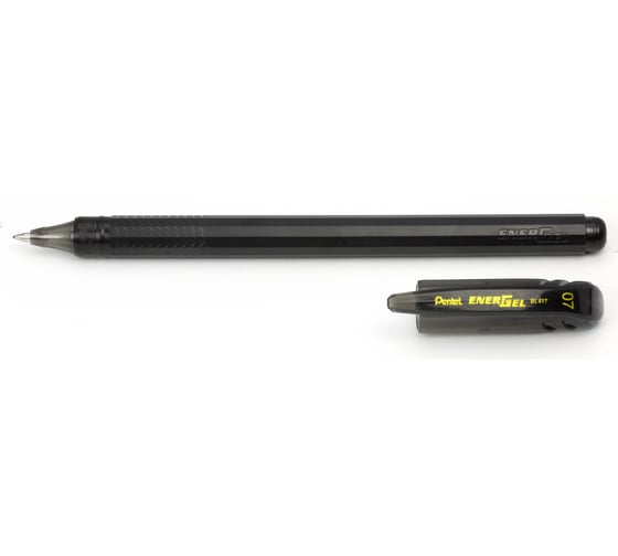 Гелевая ручка Pentel EnerGel с быстросохнущими чернилами d 0.7 мм, набор 3 шт.PBL417-3A, черные чернила 776852