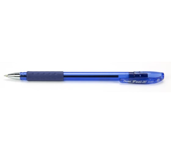 Ручка шариковая школьника Pentel Feel-it! d 0.7 мм, набор 3 шт.PBX487-3C. синие чернила 773209