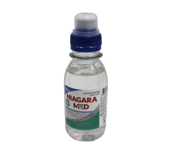 Спиртовой антисептик для рук NIAGARA MED СПОРТ 0.1 л, пэт с дозатором 1031029042
