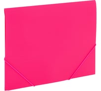 Папка на резинках BRAUBERG А4 PIXEL, маджента, до 300 листов, 0,5 мм 273043