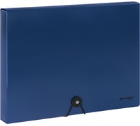 Папка-короб на резинках BRAUBERG СИНЯЯ, А4, 40 мм, 0,8 мм 273081