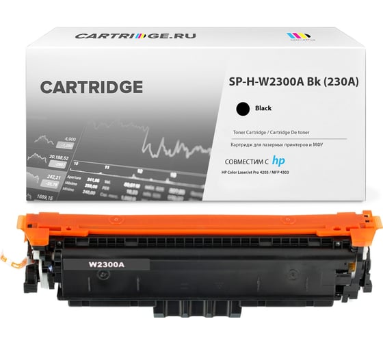 Картридж Solution print SP W2300A (230A) для HP (черный, с чипом, 2000 стр.) 357358