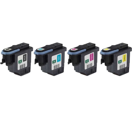 Комплект печатающих головок Solution print HP 11 (C4810A-C4811A-C4812A-C4813A) OEM.ref 354399 1