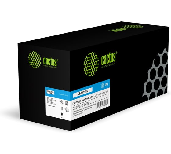Картридж лазерный CACTUS CS-IMC2510C 842564 голубой, 18000 страниц, для Ricoh IM C2510/C2010 с чипом 2104857 1