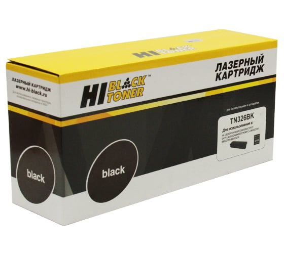 Тонер-картридж Hi-Black для Brother HL-L8250CDN/8350CDW/8350CDWT, Bk, 4K HB-TN-326BK 1