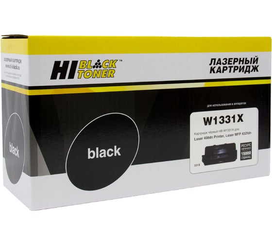 Тонер-картридж Hi-Black для HP Laser 408/432, 15K HB-W1331X 1