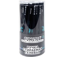 Ручка стираемая гелевая с принтом BLACK CAT FUNSTER, СИНЯЯ, 36 шт., линия 0,35мм, 144415