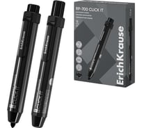 Маркер перманентный автоматический ОФИСМАГ ERICH KRAUSE RP-700 Click it, черный, 2 мм, 60828 152662