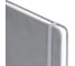 Блокнот BRAUBERG А5 135x212мм Edge, под кожу, резинка, держатель, 80л, клетка, серый 117146 5
