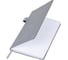 Блокнот BRAUBERG А5 135x212мм Edge, под кожу, резинка, держатель, 80л, клетка, серый 117146 6