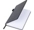 Блокнот BRAUBERG А5 135x212мм Edge, под кожу, резинка, держатель, 80л, клетка, черный 117145 4