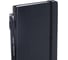 Блокнот BRAUBERG А5 135x212мм Edge, под кожу, резинка, держатель, 80л, клетка, черный 117145 6