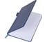 Блокнот BRAUBERG А5 135x212мм Edge, под кожу, резинка, держатель, 80л, клетка, синий 117149 6