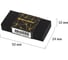 Ластик BRAUBERG GOLDEN BLACK, КОМПЛЕКТ 30 шт., 50x24x10мм, прямоугольный, картон.держатель, ЭКО-ПВХ, ассорти 272728 7