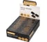 Ластик BRAUBERG GOLDEN BLACK, КОМПЛЕКТ 30 шт., 50x24x10мм, прямоугольный, картон.держатель, ЭКО-ПВХ, ассорти 272728 9