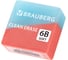 Ластик BRAUBERG PASTEL COLOR DUO, КОМПЛЕКТ 36 шт., 34x34x14 мм, квадратный, экологичный ПВХ, ассорти 272733 4