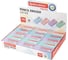 Ластик BRAUBERG PASTEL MATTE, КОМПЛЕКТ 30 шт., 50x24x10мм, прямоугольный, картон.держатель, эко ПВХ, ассорти 272729 11