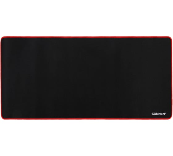 Коврик для мыши и клавиатуры большой SONNEN CYBER OUTLAW 2.0, 780x380x3мм, черный, 513960 1