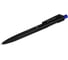 Ручка шариковая масляная автоматическая BRAUBERG BLACK PEN RT, синяя, 12 шт., 0,7мм, линия 0,35мм, 144326 6