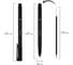 Ручка шариковая масляная BRAUBERG BLACK PEN, синяя, 12 шт., игольчатый узел 0,7 мм, линия 0,35 мм, 144325 9