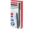 Ручка шариковая масляная BRAUBERG BLACK PEN, синяя, 12 шт., игольчатый узел 0,7 мм, линия 0,35 мм, 144325 10