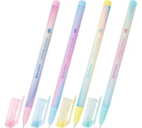 Ручка гелевая BRAUBERG GRADE PASTEL, синяя, 30 шт., игольчатый узел 0,5мм, линия письма 0,3мм, 144284