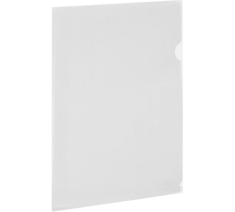 Папка-уголок жесткая BRAUBERG UNIVERSAL, А4, комплект 15 шт., прозрачная, 0,15 мм, 273049