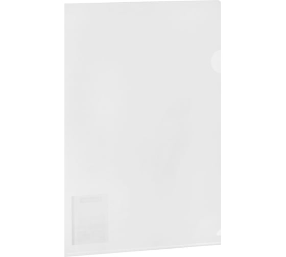 Папка-уголок жесткая BRAUBERG А4 UNIVERSAL, КОМПЛЕКТ 15 ШТ., прозрачная, 0,18 мм 273054 1