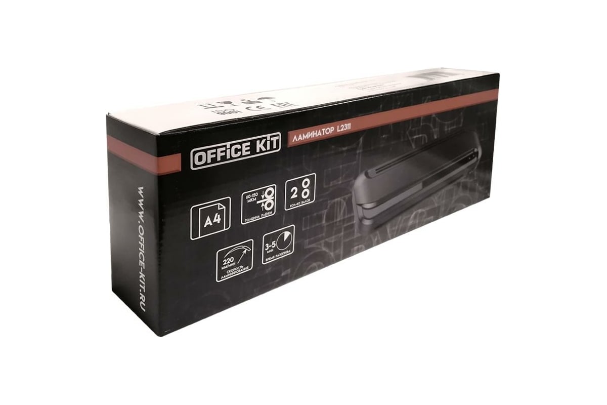 Ламинатор Office Kit L2311 - выгодная цена, отзывы, характеристики, 1 ...