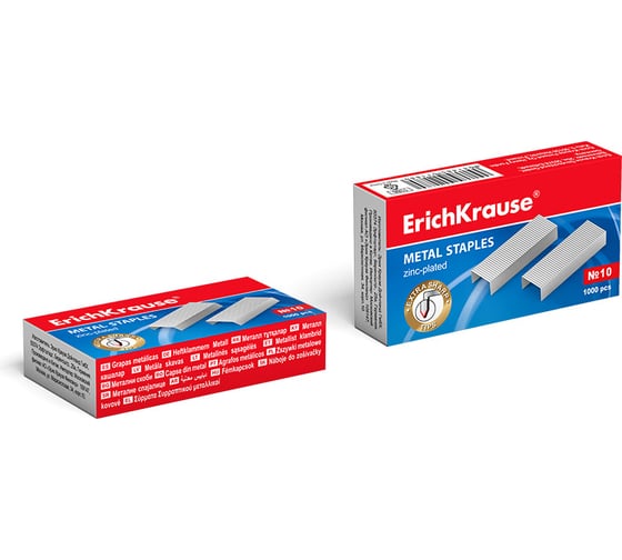 Скобы ErichKrause №10, коробка 1000 шт 1188