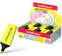 Текстмаркер ErichKrause Visioline Mini, желтый 42753