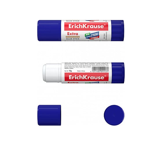 Клей-карандаш ErichKrause Extra, 15 г 4443 1