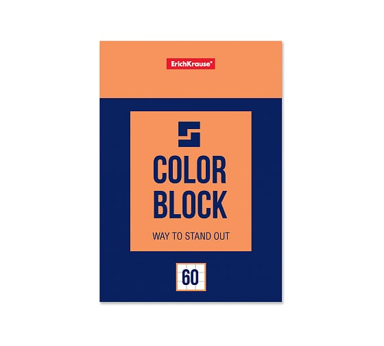 Блокнот ErichKrause Color Block на клею, А6, 60 листов 49686